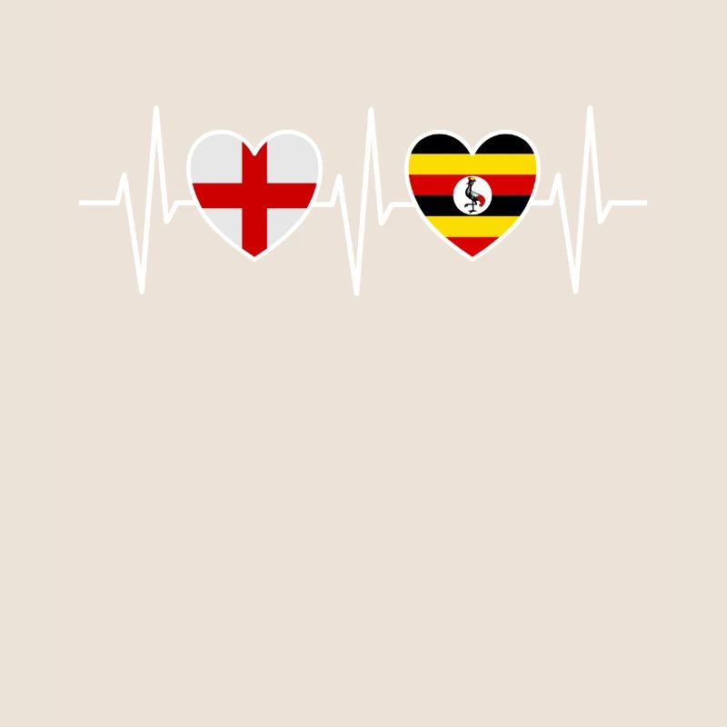 England and Uganda Ugandan flag flags