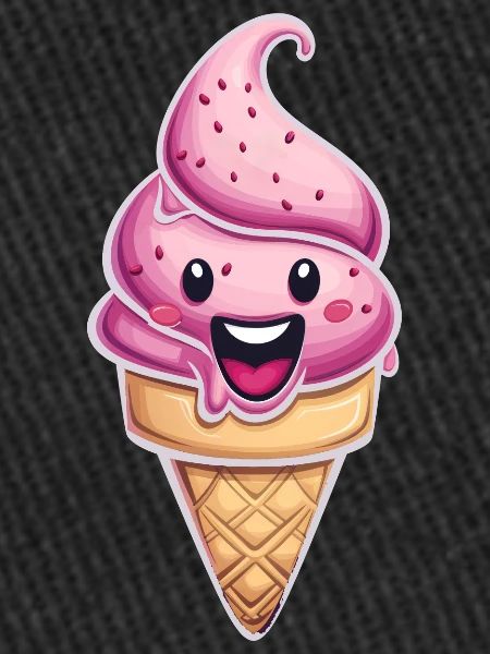 Smiling Ice Cream Creation