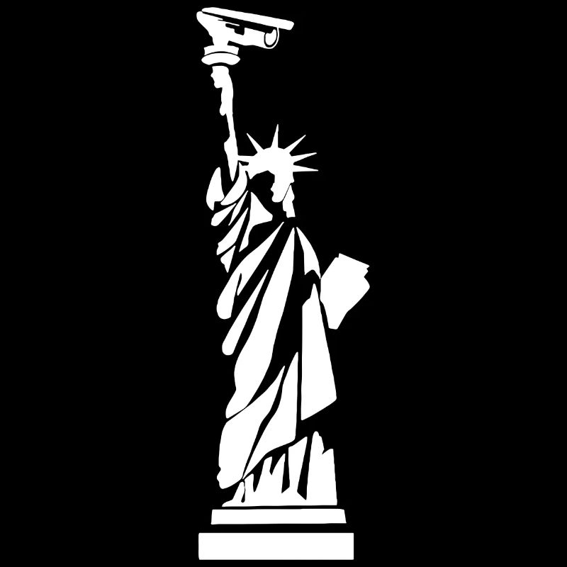 Statue de la Mother de la liberté de l’art de rue de CCTV