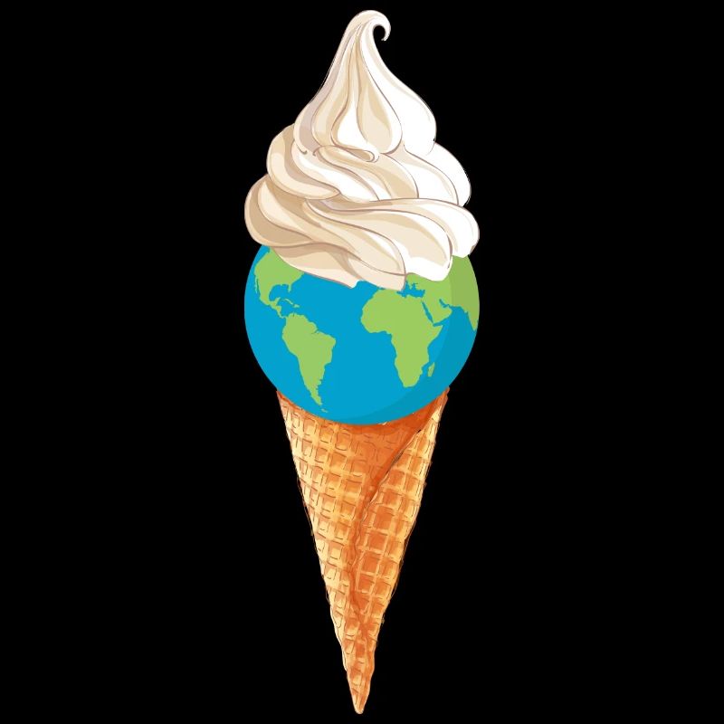 planet erde umweltschutz "eiskugel" summer vibes