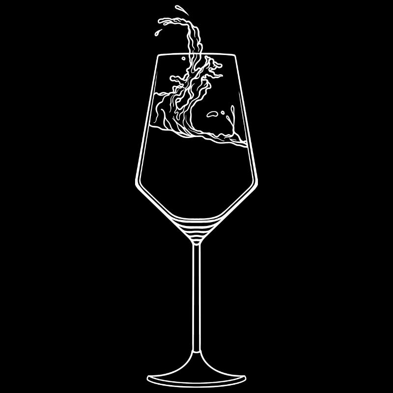 Verre à vin avec du vin