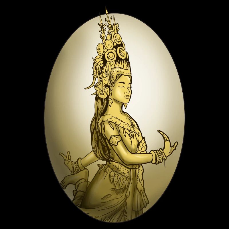 Cambodia Tradition Dance Khmer Apsara I Gift
