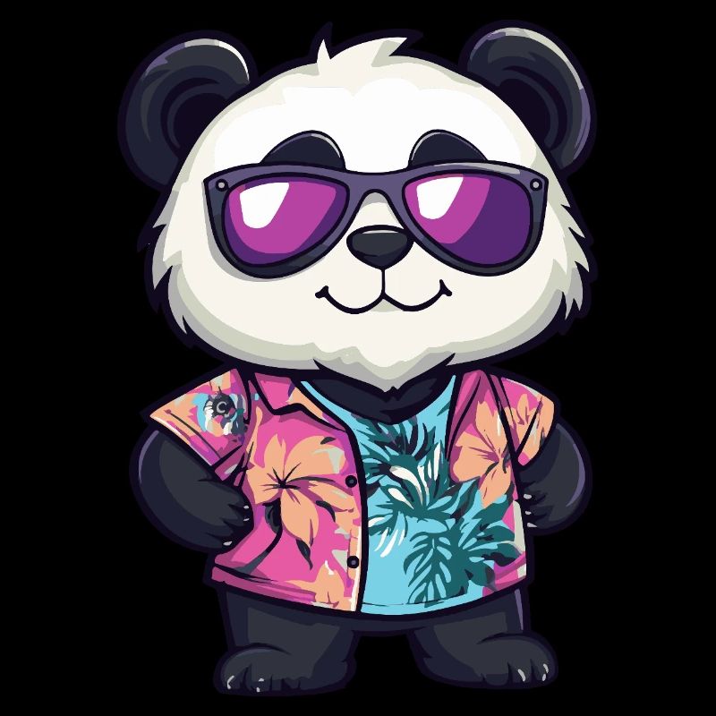 Panda Comic Urlaub