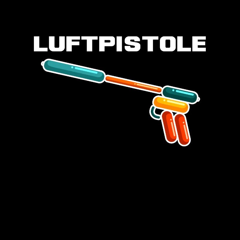 Luftballons als Luftpistole