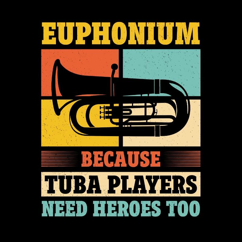 Euphonium baryton en laiton profond