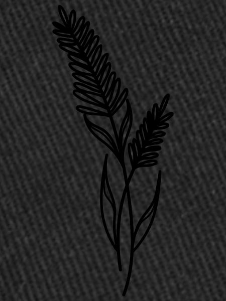 Flower boho line art