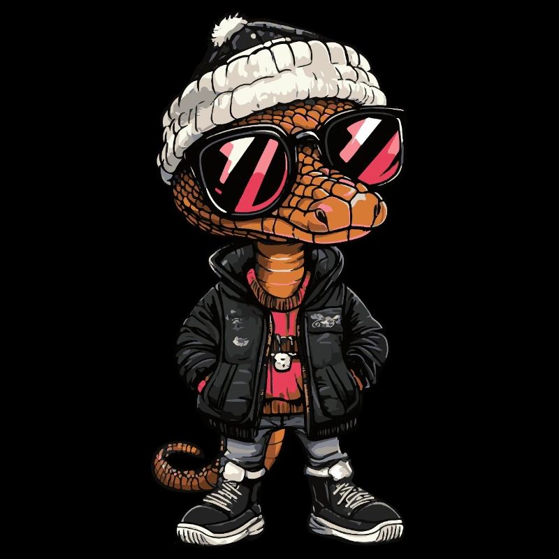 Serpent Cobra Bande dessinée cool