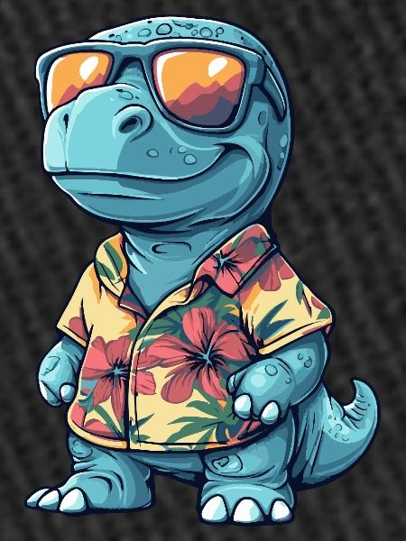 Dinosaur brontosaurus summer