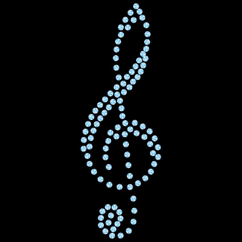 Clef blue