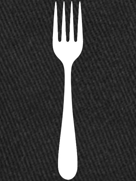 Cool Fork Silhouettes Design