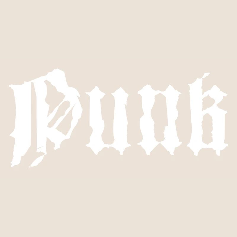 Punk Grunge Gothic Typografie Design