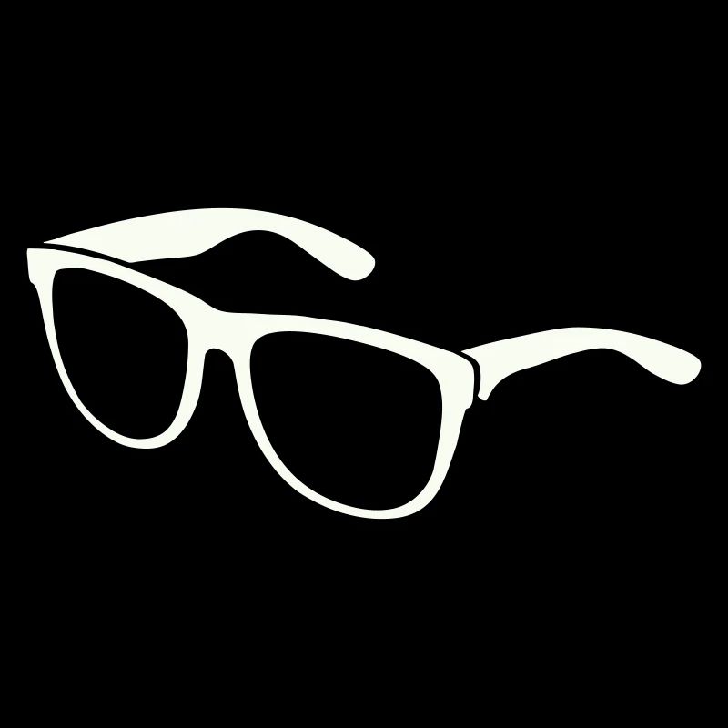 Lunettes de soleil silhouette Imprimé minimaliste