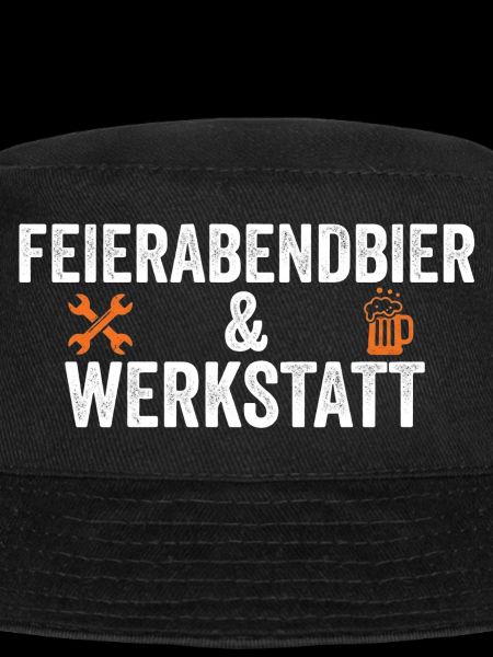 Feierabendbier & Werkstatt – Handwerker T-Shirt
