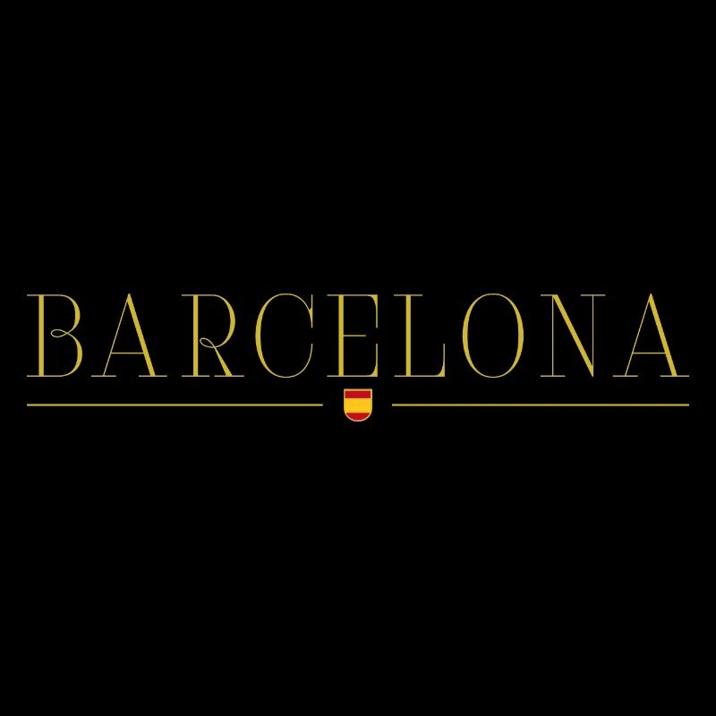 Barcelone, Espagne Style Design T-Shirt