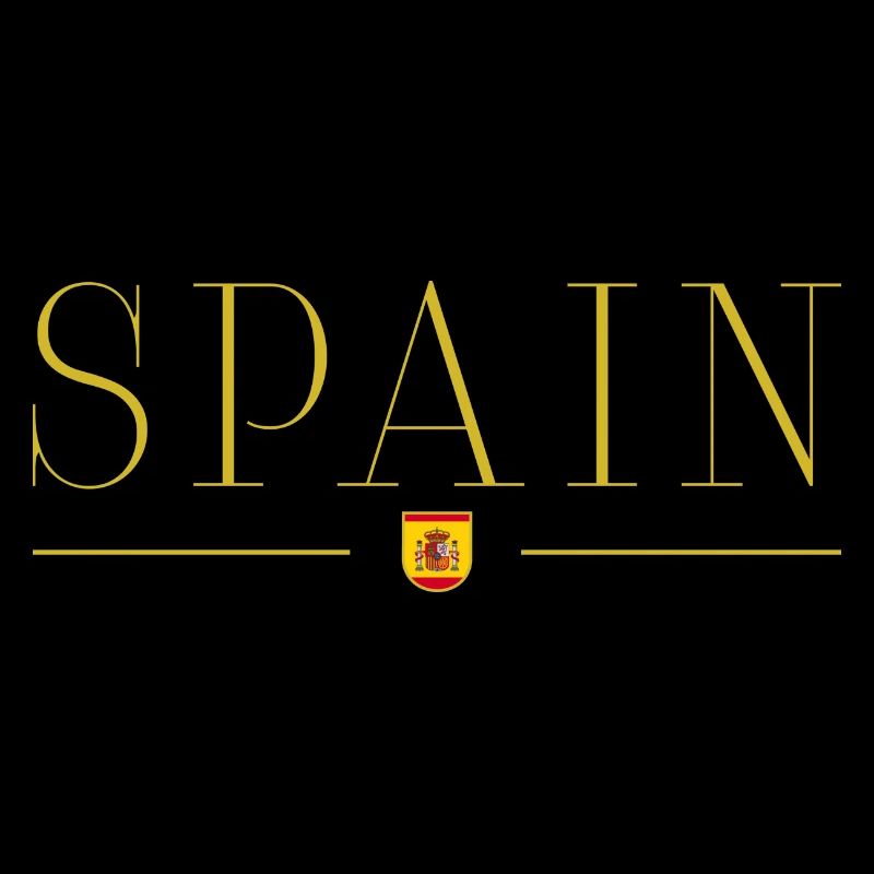 Ich liebe Spanien, Eleganz Stil Design T-Shirt