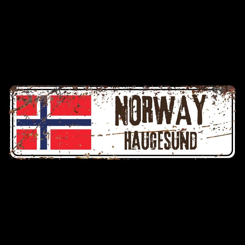 Haugesund Norvège Drapeau