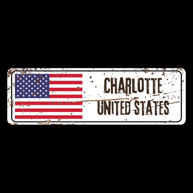 Charlotte Drapeau des États-Unis