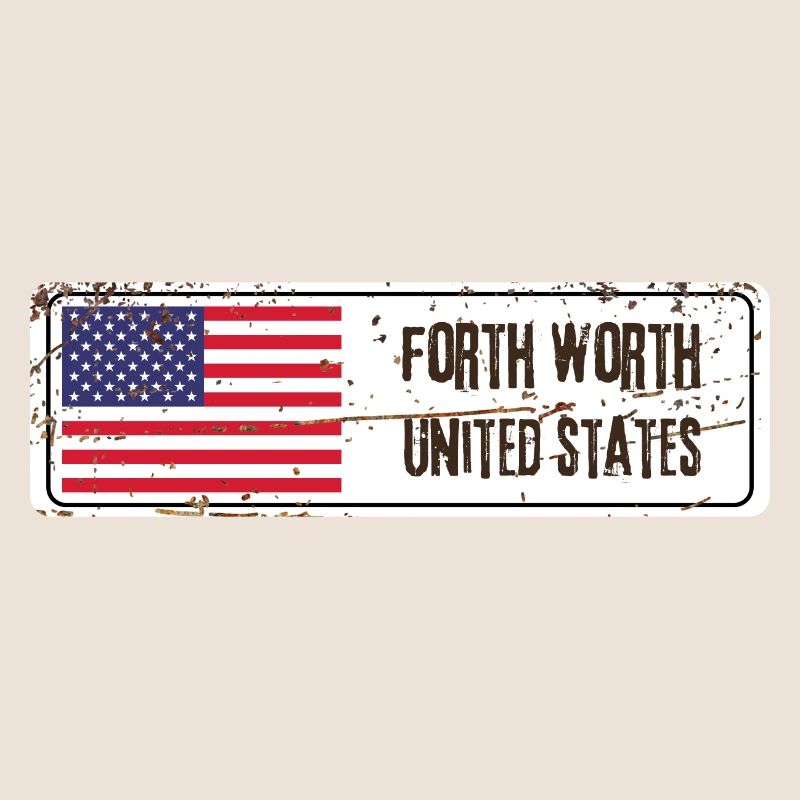 Forth Worth Drapeau des États-Unis