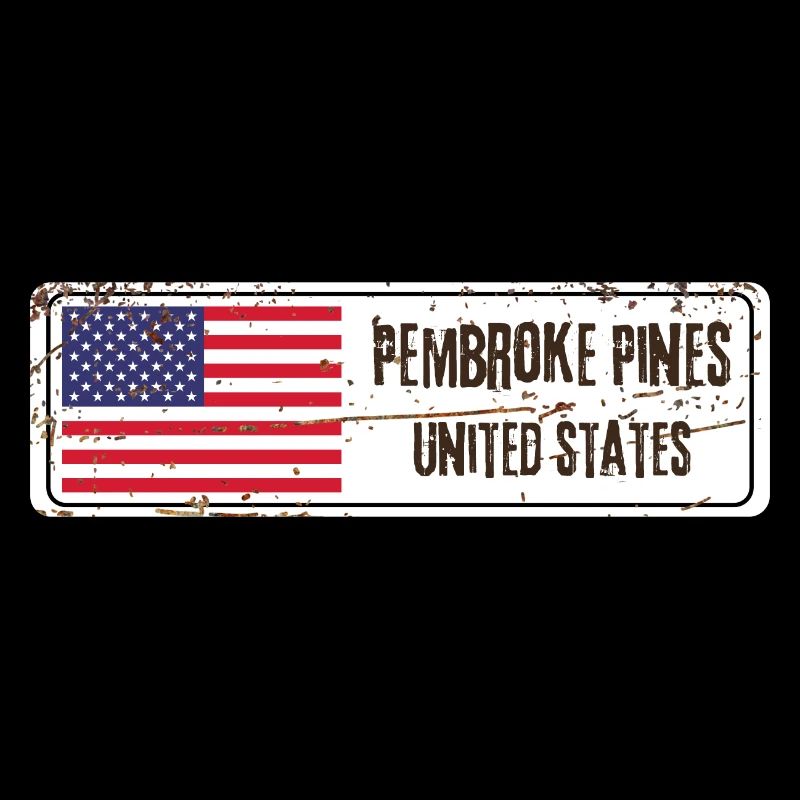 Pembroke Pines Drapeau des États-Unis