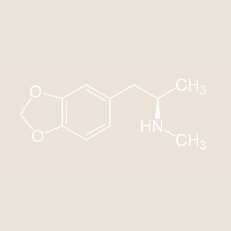 Strukturformel MDMA