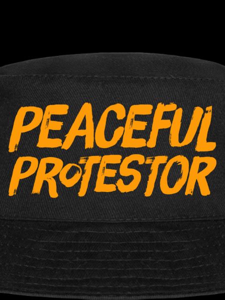 Peaceful protestor