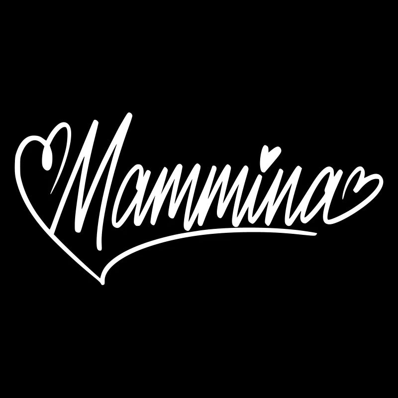 Typographie de Mammina - Maman italienne