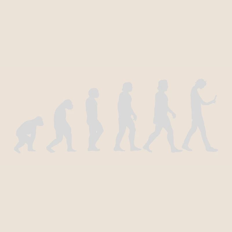 Human evolution to phone addiction