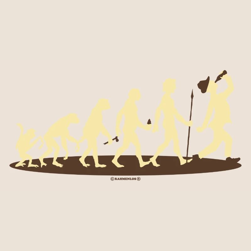 FUN - Evolution Bayer Bier - Geschenk - Bestseller