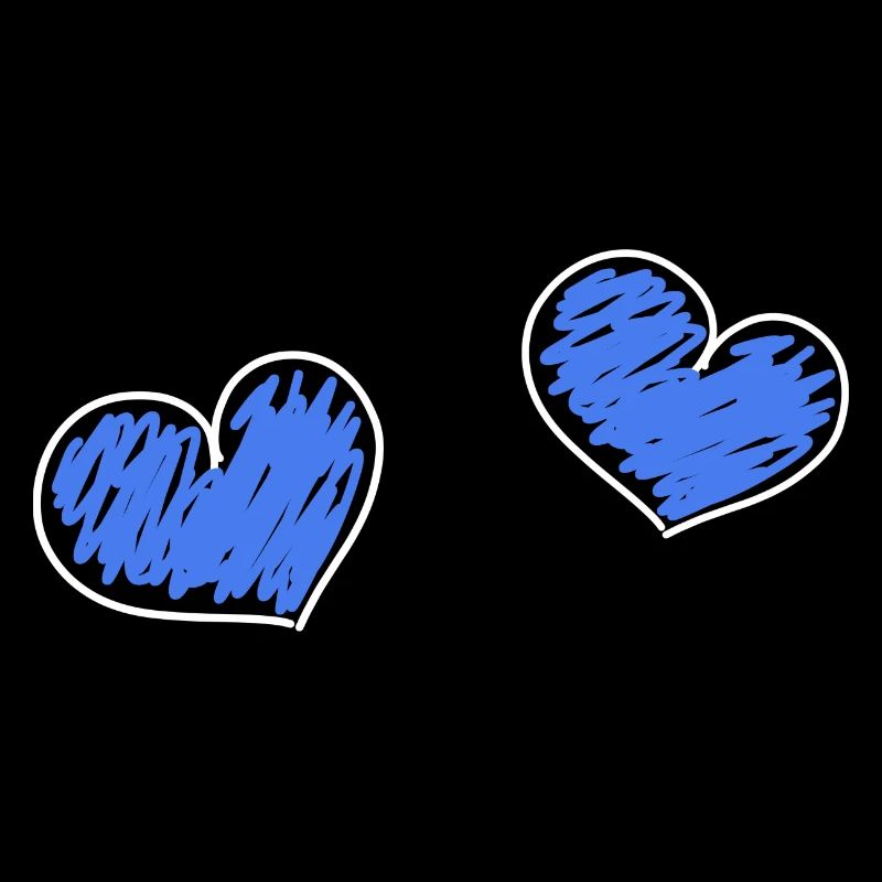 Cœur bleu