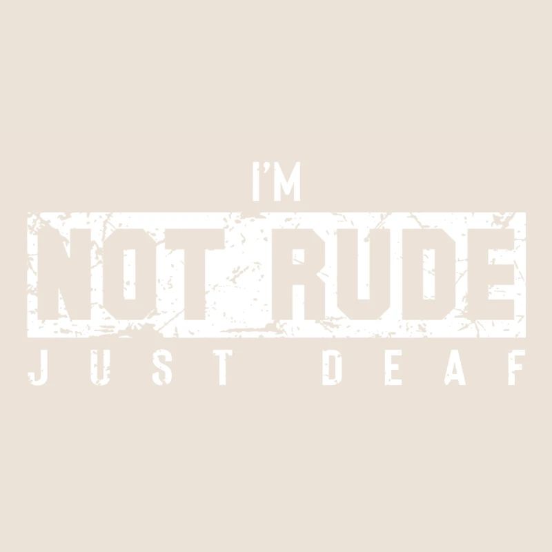 Conscience sourde pas impolie juste sourd