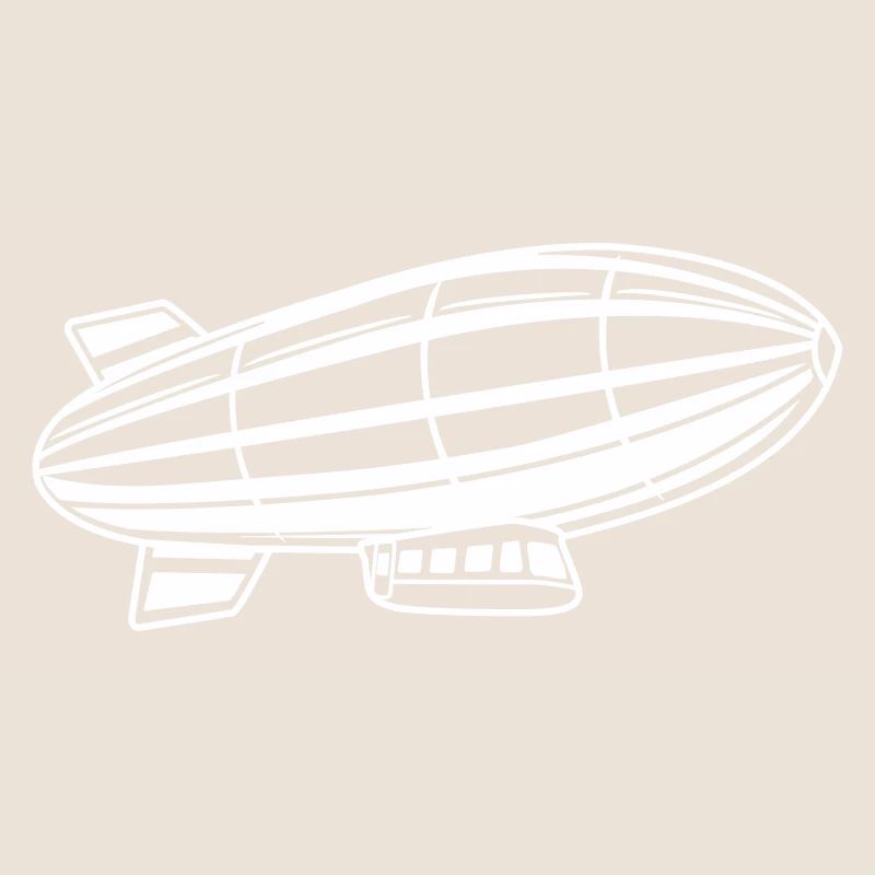 Luftschiff Silhouette Zeppelin