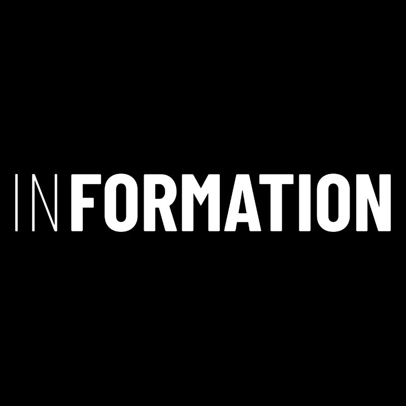 In-Formation Gesellschaft Sarkasmus Typografie