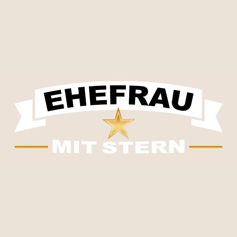 Beste Ehefrau mit Stern