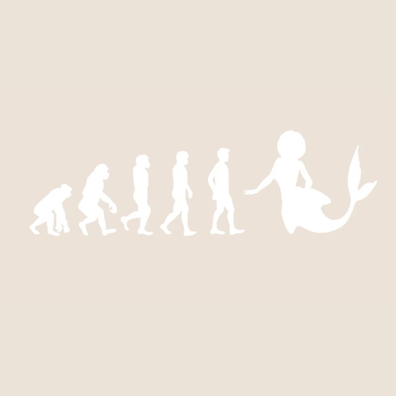 Evolution Nixe Mehrjungfrau Geschenk