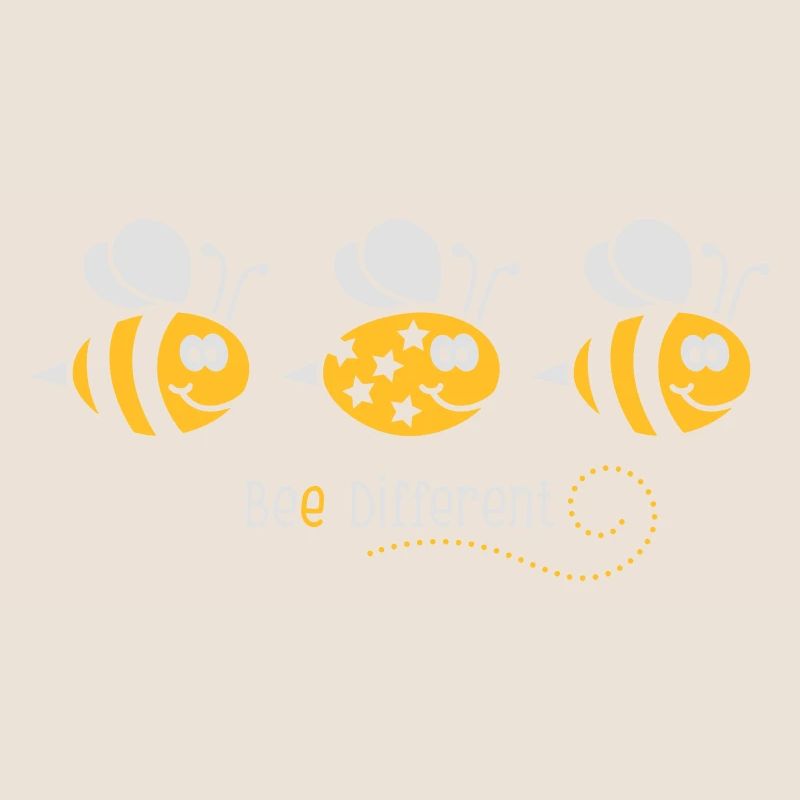 Be different - be yourself - Biene - Bee - 2C