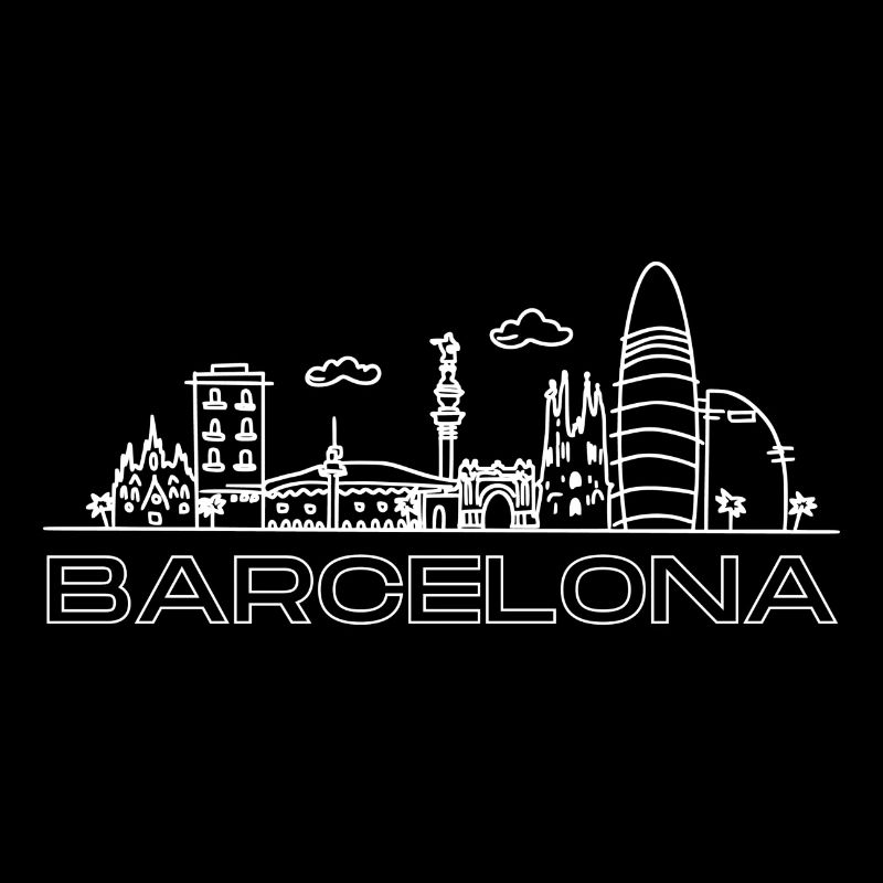 Barcelone - avec skyline