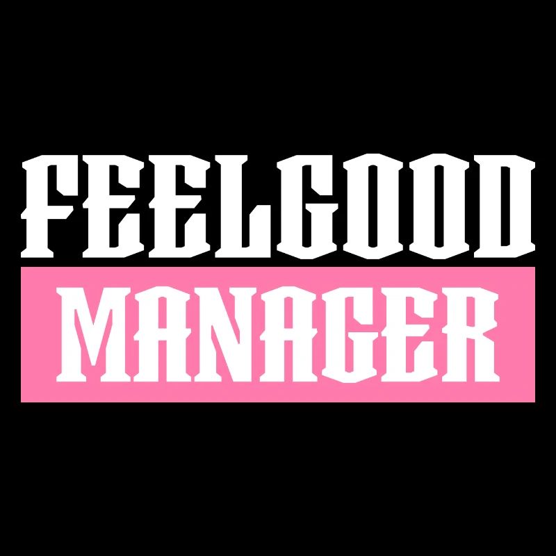 Feelgood manager tshirt rose noir