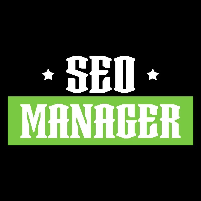 SEO Manager tshirt vert noir