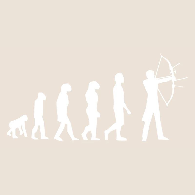 Evolution des Bogenschießens