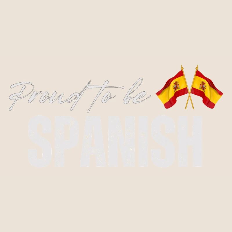 Stolzer Spanier, ich liebe Spanien