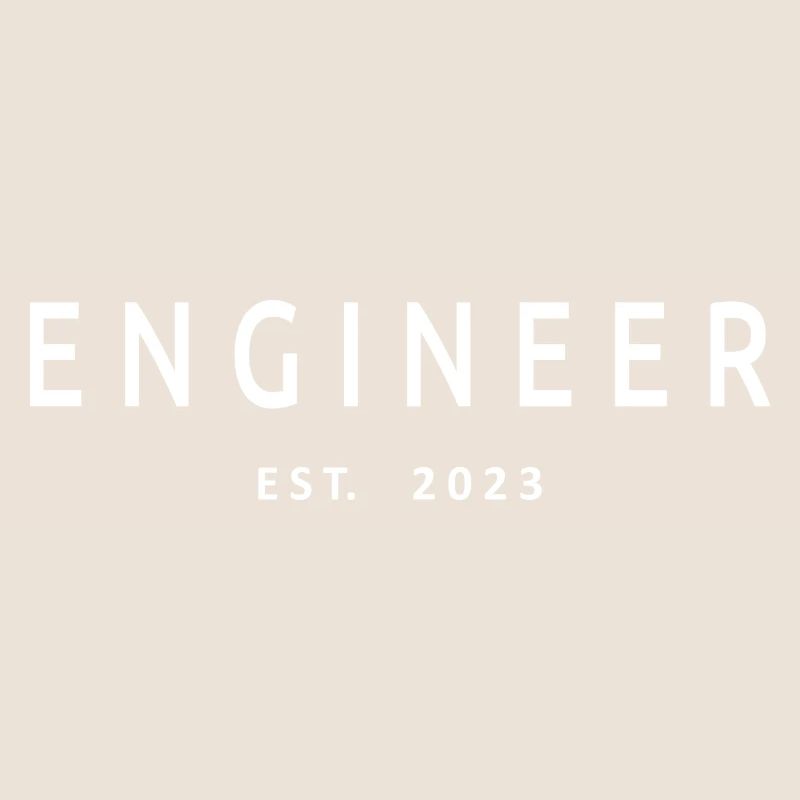 Engineer Est. 2023 Graduation Engineering Student