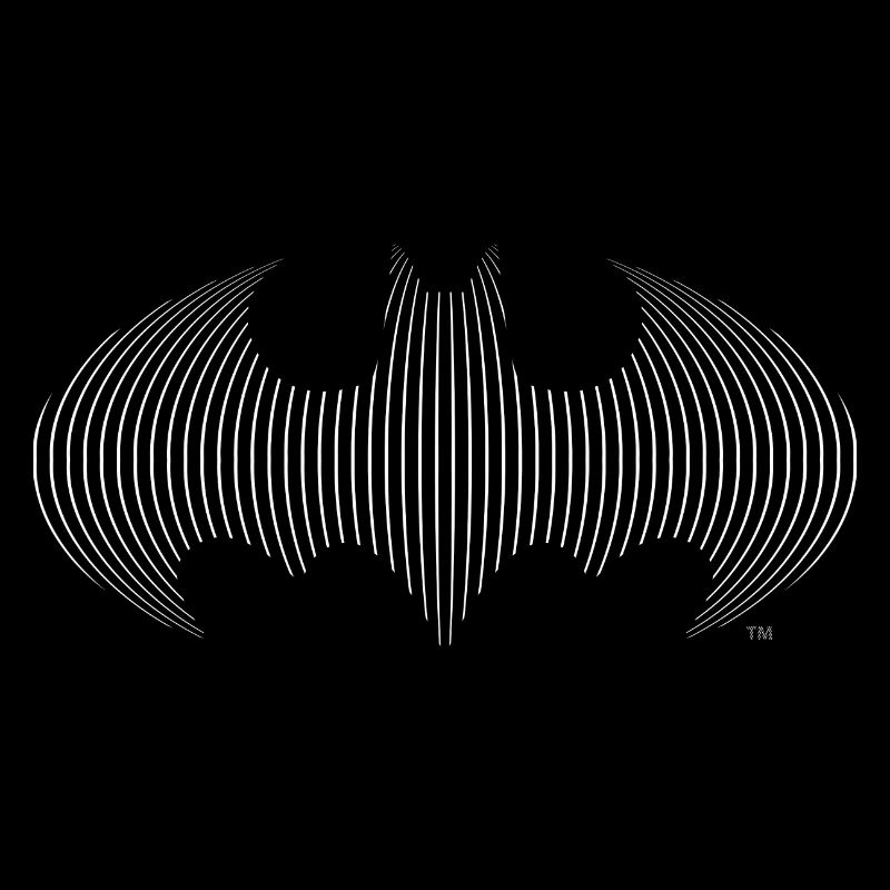 DC Comics Batman Bat Signal Striped Logo