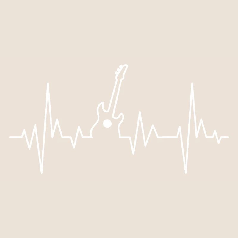 Gitarre E-Gitarre Heartbeat