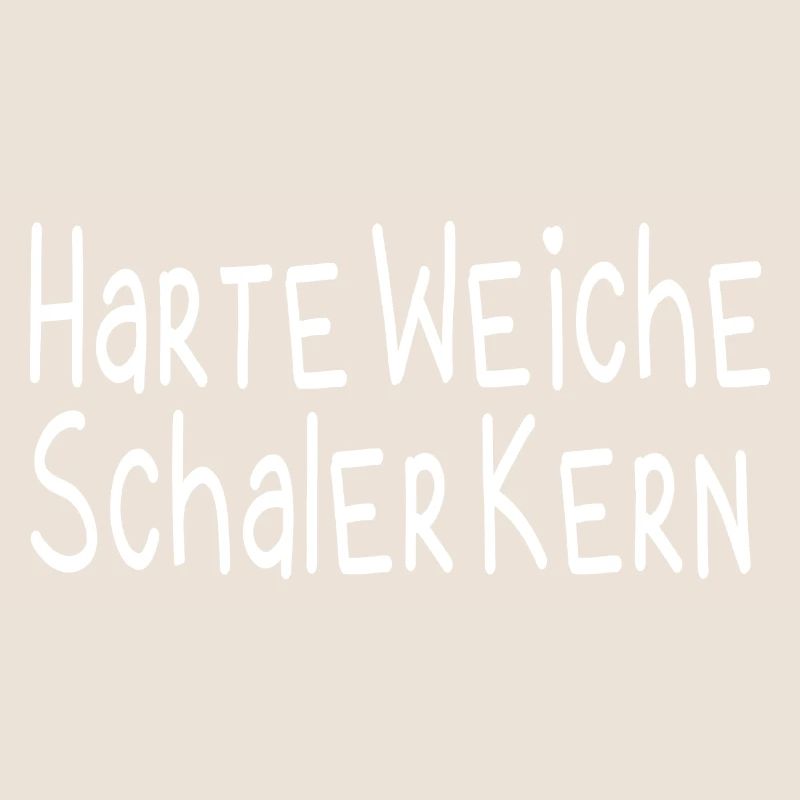 Harte Weiche Schaler Kern