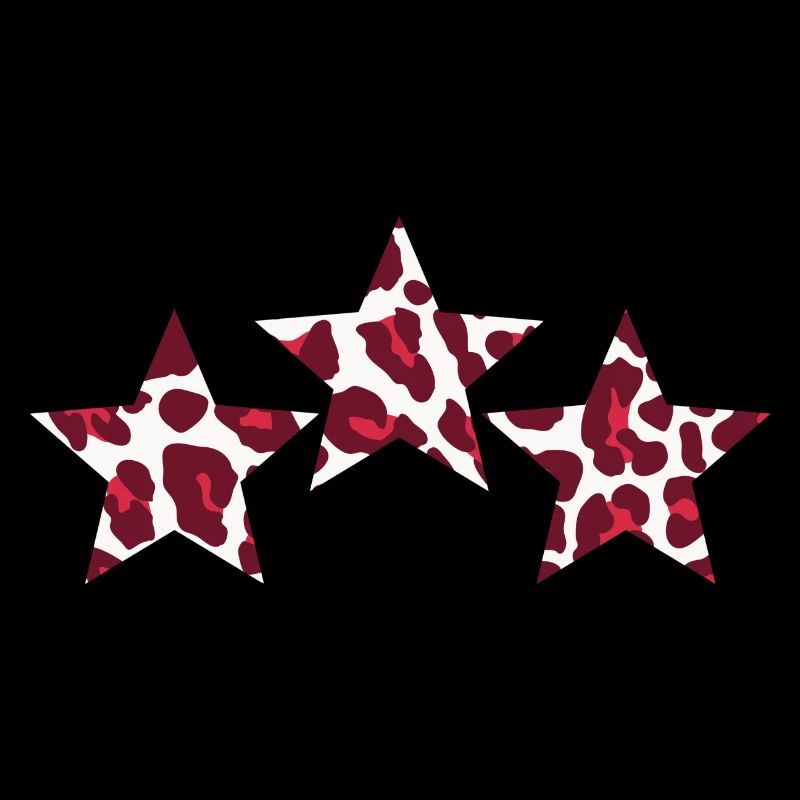 Etoile leopard imprimer