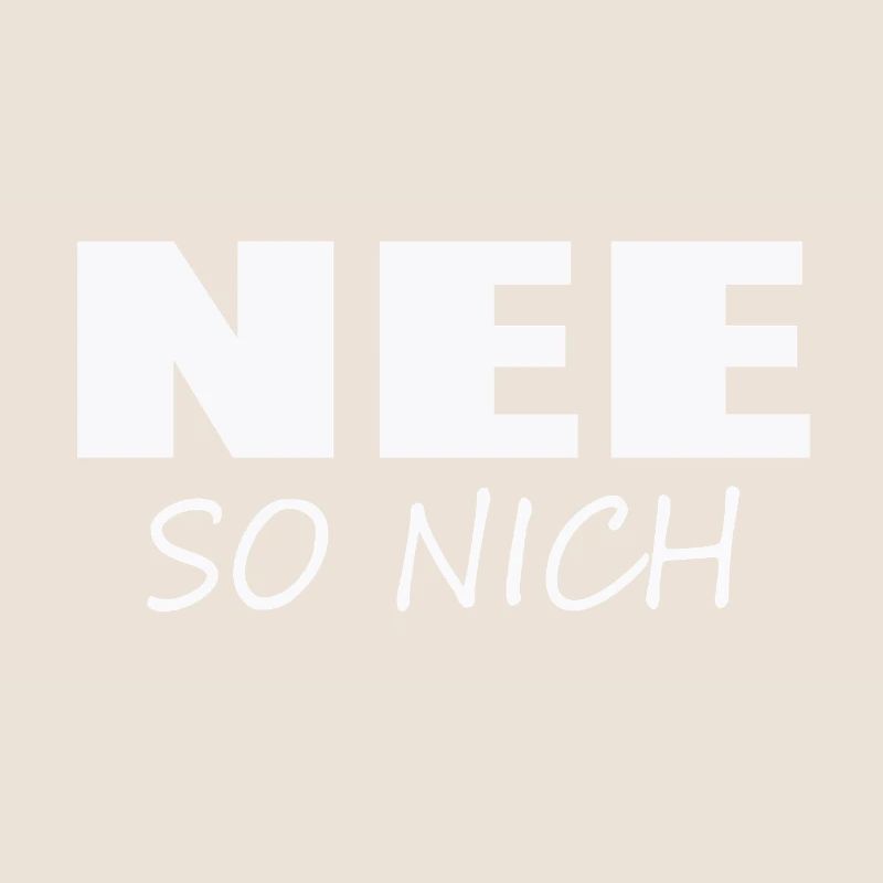NON, PAS COMME ÇA