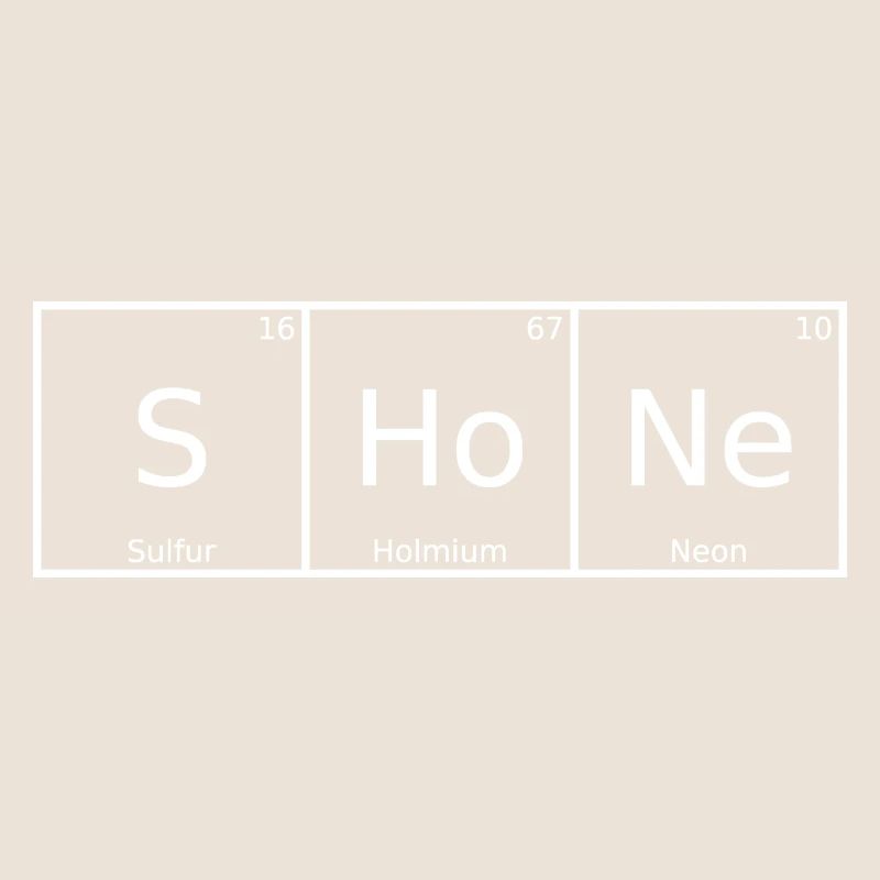 Shone Name First Name Chemistry Periodic Table Elements