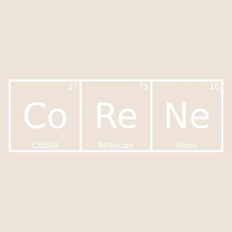 Corene Nom Prénom Chimie Tableau périodique Éléments
