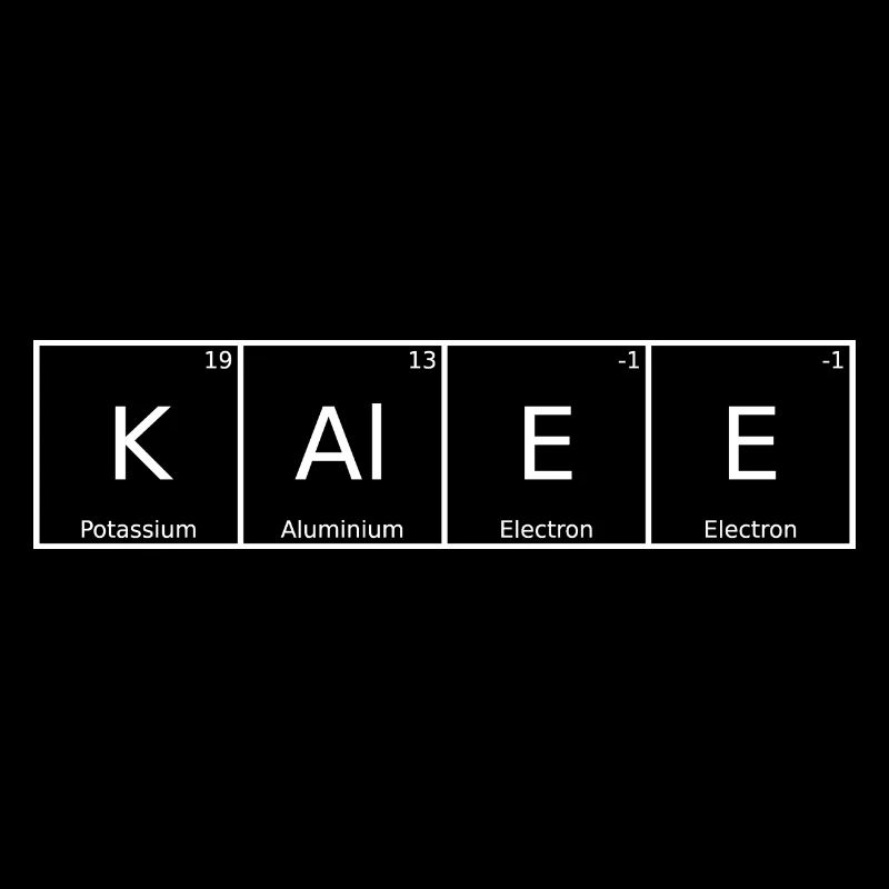 Kalee Surname First name Chemistry Periodic Table Elements