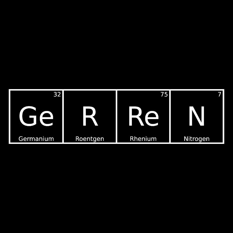 Gerren Nom Prénom Chimie Tableau périodique Eléments